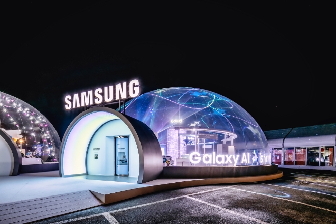 '삼성 갤럭시 올림픽 체험관' 전경. / 사진=삼성전자 제공