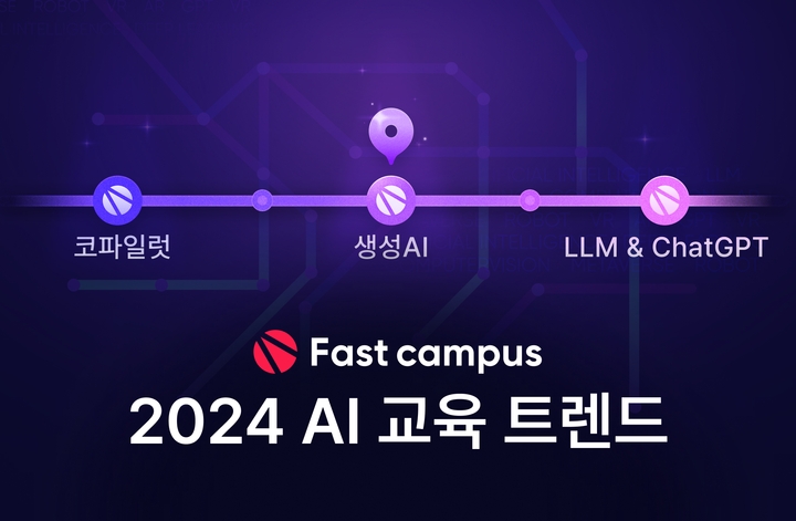 패스트캠퍼스, 2024년 AI 교육 트렌드 발표 "콘텐츠, 예술, 음악... 무궁무진 AI 세계"