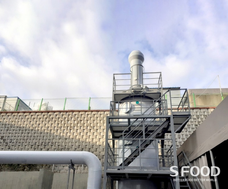 사진 제공 = 에쓰푸드, 악취 저감용 탈취시설