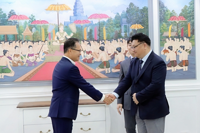 캄보디아 환경부 이응 소펄라엣 장관, KS Green 조성훈 대표