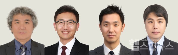 (왼쪽부터)이창준연구소장,김원영,정인경,오탁규교수(아산사회복지재단제공)