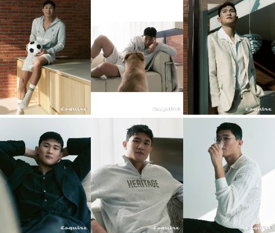 축구선수 김민재, 모델보다 더 모델 같은 아우라