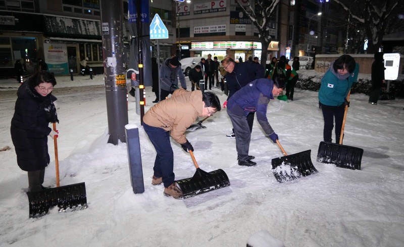 제설작업 / 사진=광주광역시 제공
