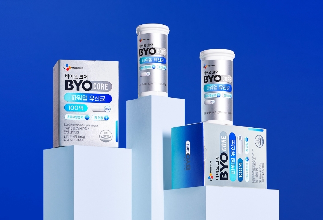 바이오코어 파워업 유산균 신제품 / 사진=CJ웰케어 제공