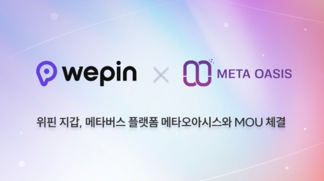 위핀 지갑, 메타버스 플랫폼 메타오아시스와 MOU 체결