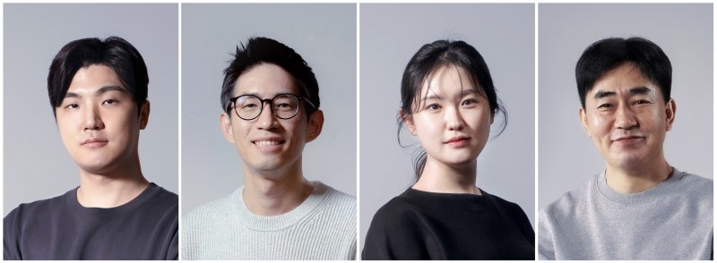 데브시스터즈 신임 경영진 내정자 4인. 왼쪽부터 조길현 CEO, 배형욱 CBO, 이은지 CIPO, 임성택 CFO(제공=데브시스터즈).
