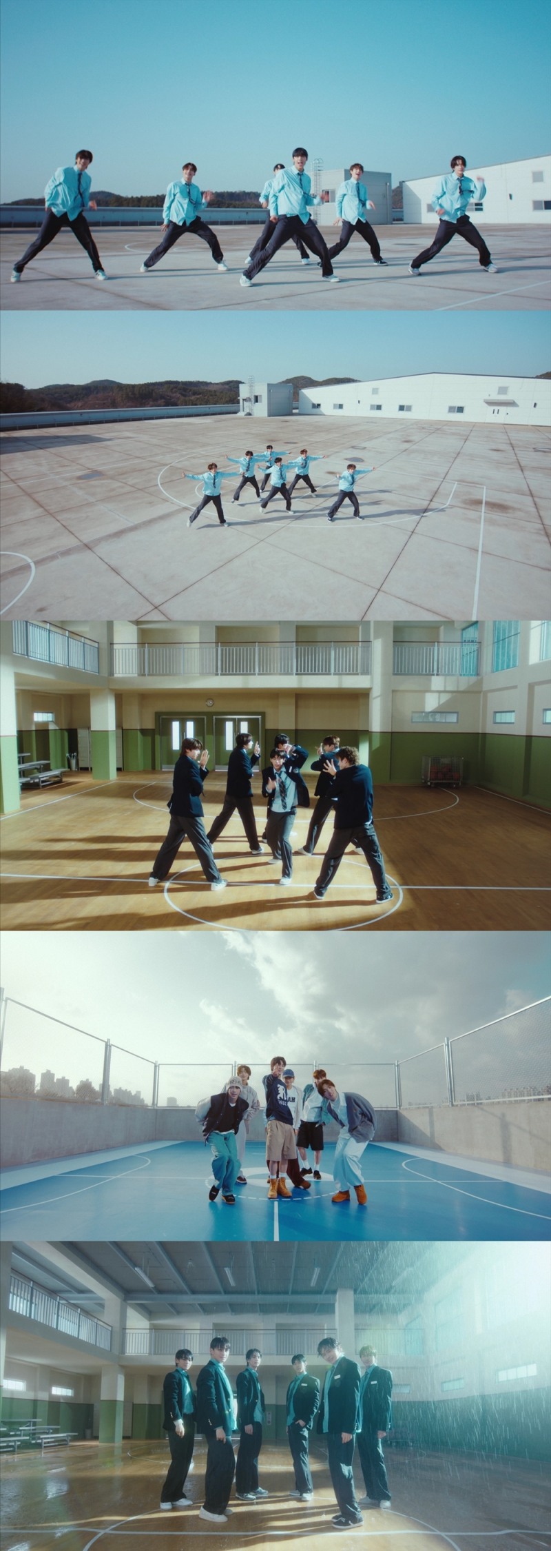 TWS(투어스), ‘첫 만남은 계획대로 되지 않아’ 퍼포먼스 뮤직비디오 공개…‘청량+파워풀’ 아우른 입체적 안무 ‘압권’