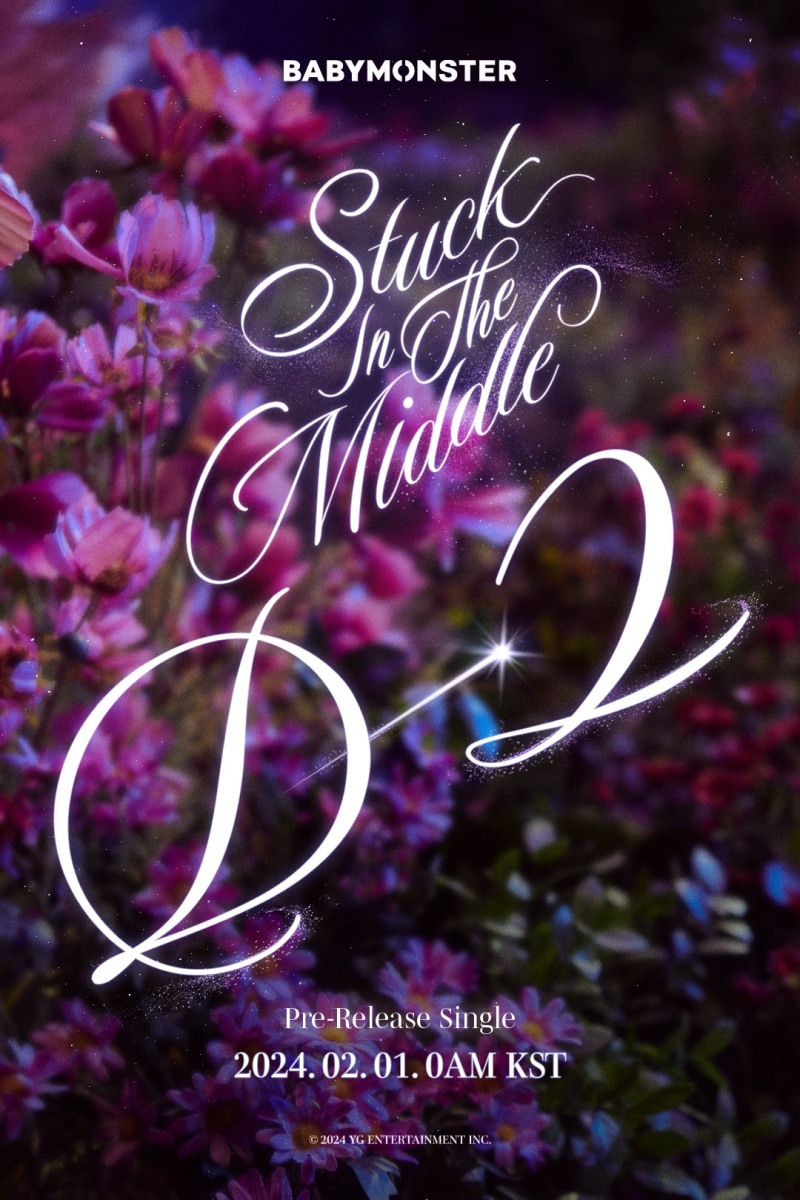 베이비몬스터, ‘Stuck In The Middle’ D-2 포스터 공개…‘몽환적 무드+색다른 변신’