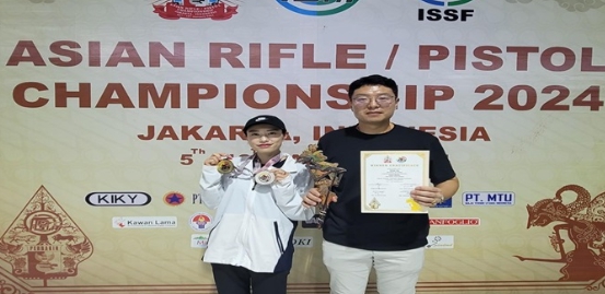 사진=임실군청 사격팀 김예지 선수, 아시아 사격선수권대회 맹활약