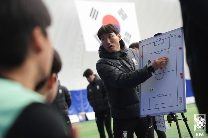 사진=백기태 감독이 이끄는 남자 U-16 대표팀이 경주에서 소집훈련 중이다.