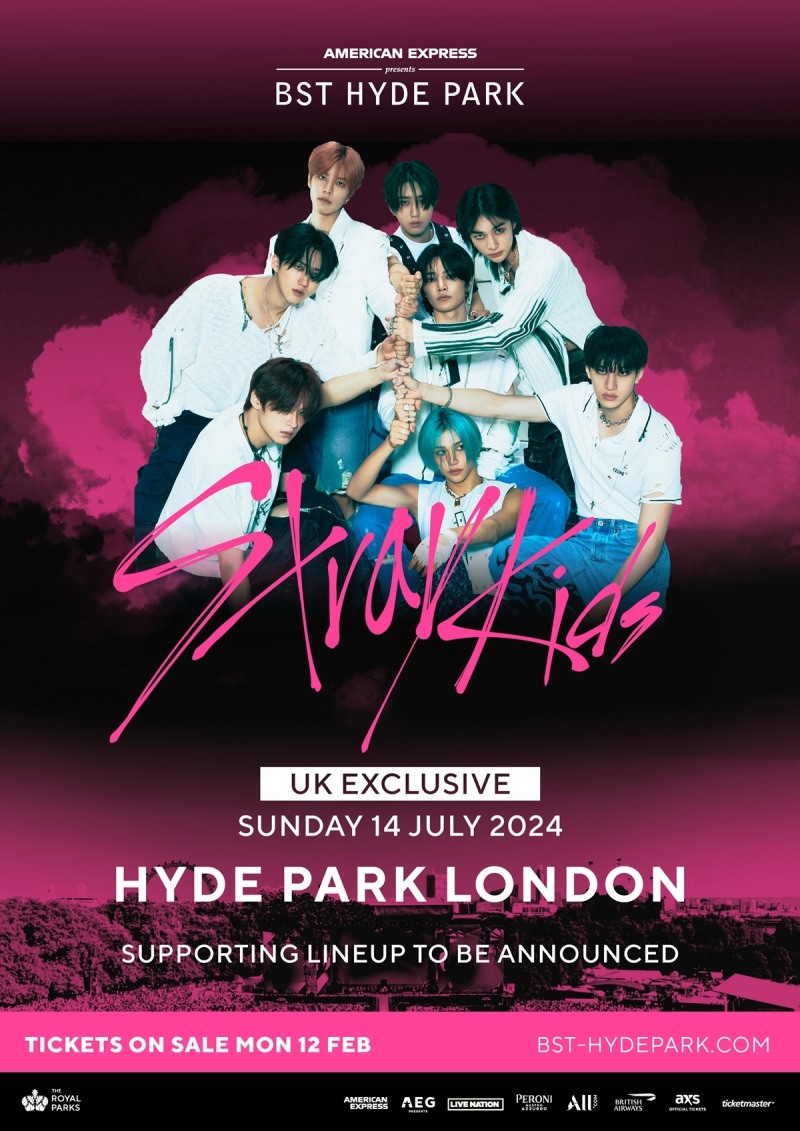 ‘퍼포먼스 장인’ 스트레이 키즈, 7월 밀라노 'I-Days' & 런던 'BST Hyde Park' 페스티벌 헤드라이너 출격