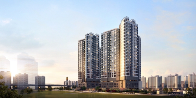 경희궁 유보라 투시도 / 사진=반도건설 제공