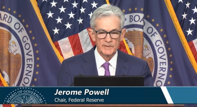 (상보) 미 FOMC, 기준금리 4회째 동결...파월 "연준, 금리인하 적극 검토하고 있지 않다"