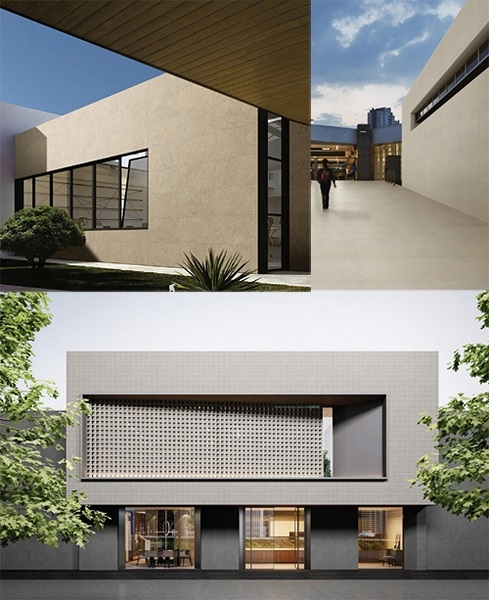 건축 내외장재 전문기업 디에이치F&G '2024 코리아빌드'에 참가, '세라믹 판넬' 선보여