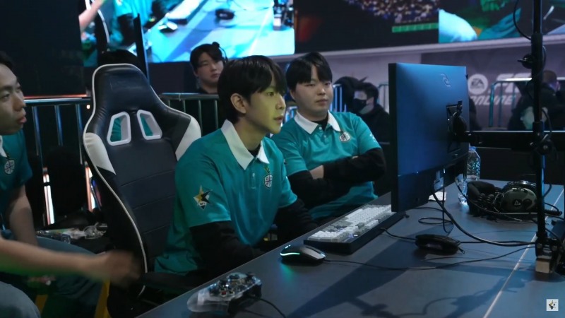 대전하나시티즌 이태경(사진=중계 화면 캡처).