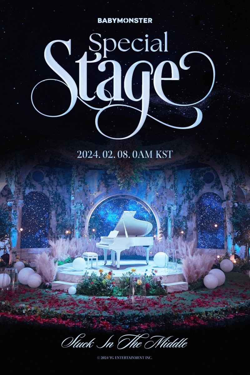 베이비몬스터, ‘Stuck In The Middle’ 스페셜 스테이지 8일 공개…환상적 라이브 예고