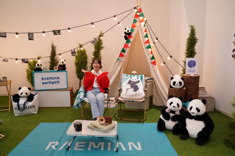 바오 낭만캠핑 전시 공간 / 사진=삼성물산 건설부문 제공