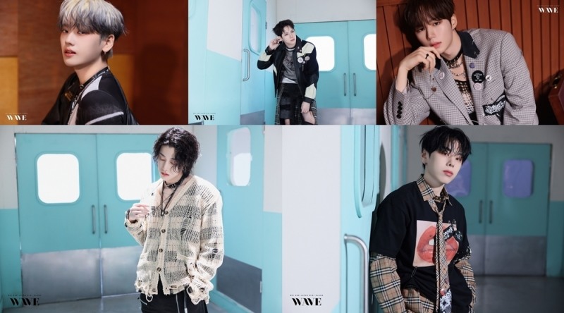 위아이, 日 미니 2집 'WAVE' 콘셉트 포토 공개…치명적+키치 비주얼의 정석