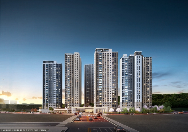 영통자이 센트럴파크 투시도 / 사진=GS건설 제공
