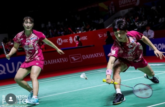 정나은(왼)-김원호(오) 선수 경기 모습