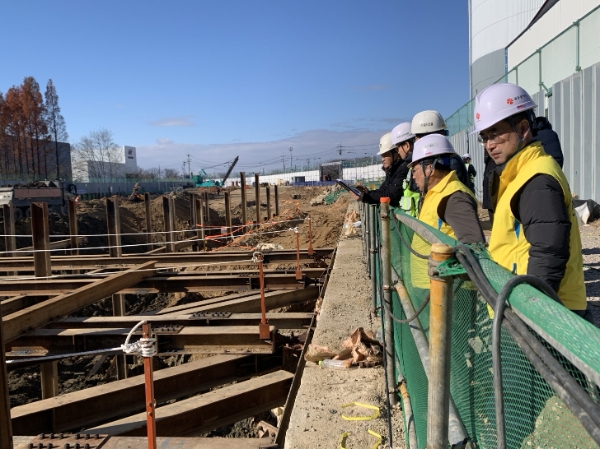 해빙기 건설공사장 안전점검 / 사진=광주시 제공