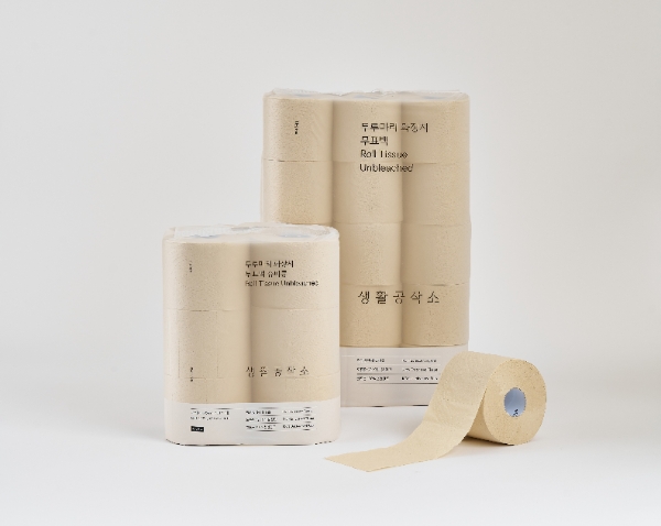 생활공작소 신제품 ‘두루마리 화장지 무표백’