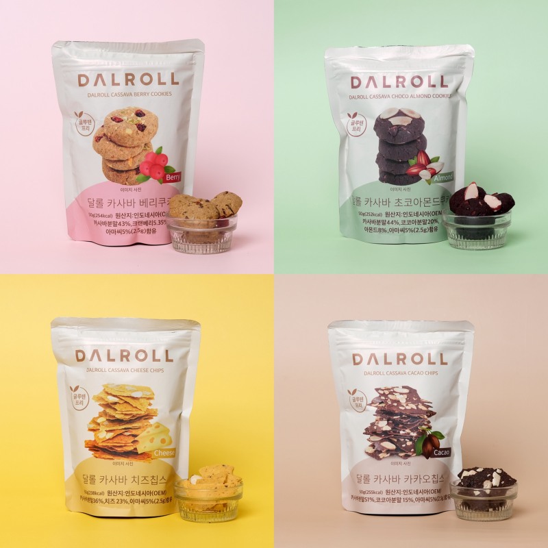 달롤 카사바 쿠키 4종