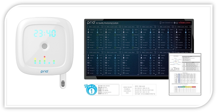와이즈컨, 2024 공기환경산업전에서 ‘프리오 A100 – 실내 공기질 중앙 관제 시스템’ 선보여