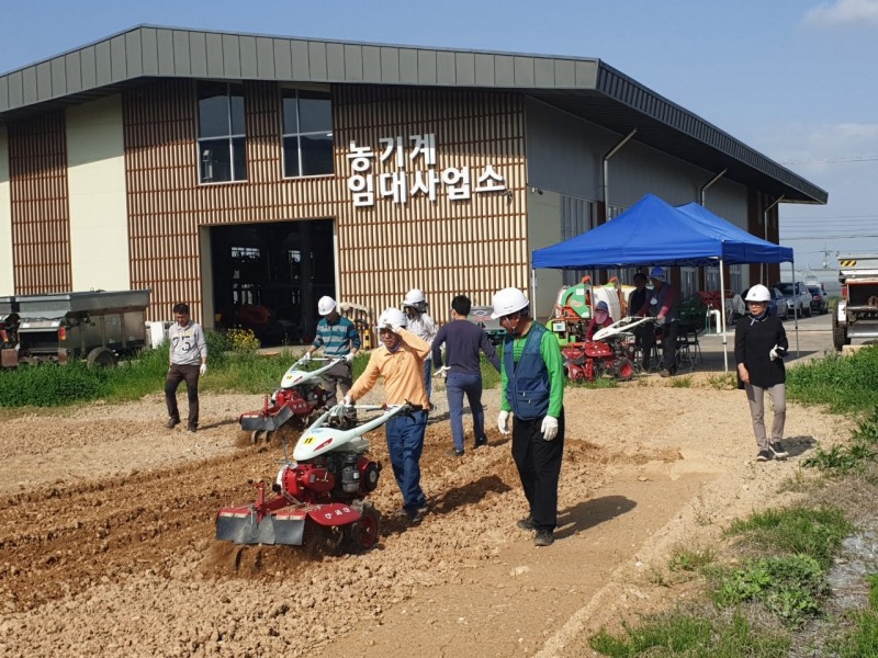 농기계 실습 교육 / 사진=광주광역시 농업기술센터 제공