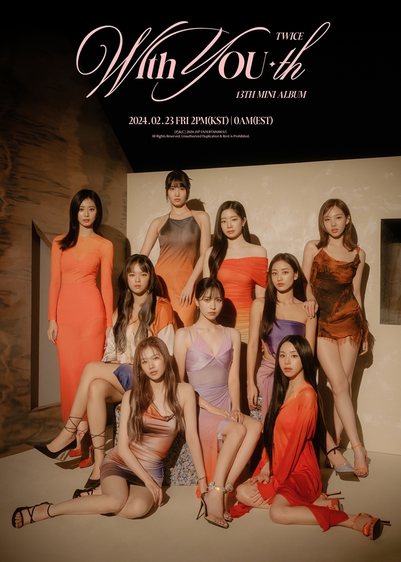 트와이스, 미니 13집 콘셉트 포토 속 빛나는 유대감 눈길