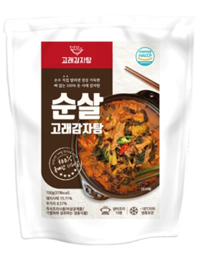 디딤이앤에프, 편의성 대폭 개선 ‘순살 고래감자탕’ 출시