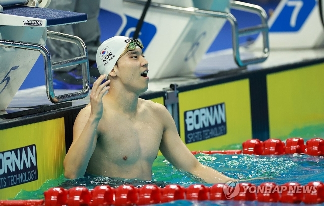 이주호, 한국 배영 세계선수권 최고 성적.. '200m 5위' 3위와 0.39초차