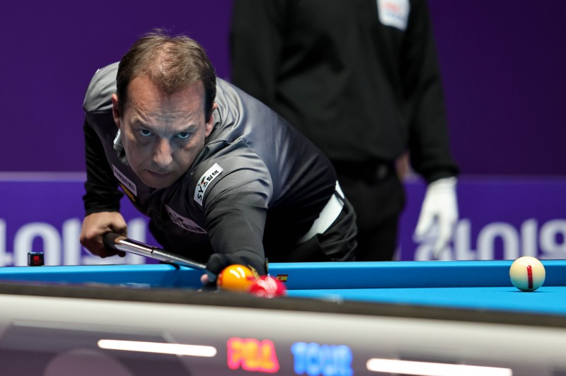 세계 3쿠션 4대 천왕으로 군림했던 산체스는 마지막 9차 라운드에서 1부 투어 생존경쟁을 벌여야 한다.