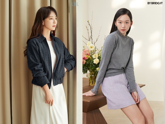 롯데홈쇼핑 단독 패션 브랜드 'LBL', '바이브리짓' / 사진=롯데홈쇼핑 제공