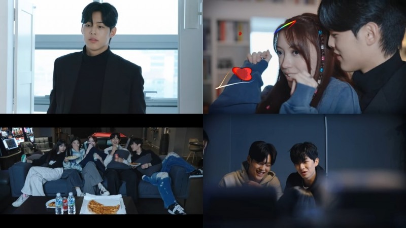 모델 김현준X고원영, 지나 ‘Crush’ 뮤직비디오 출연