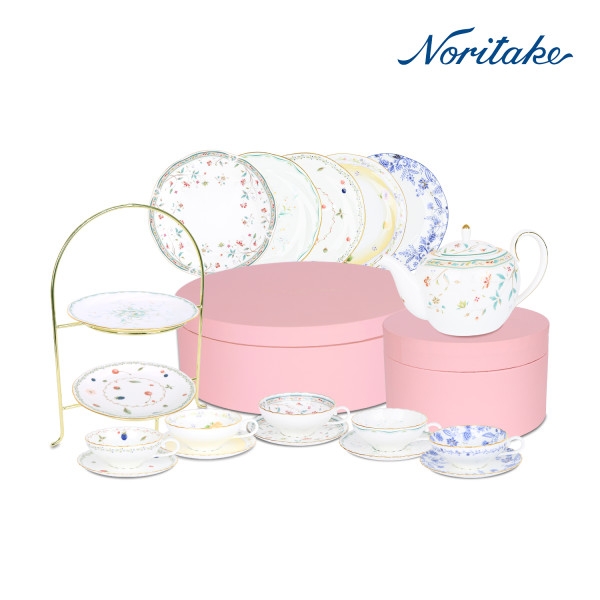 노리다케, '시그니처 쁘띠골드 티세트' 홈쇼핑 무대에 선다