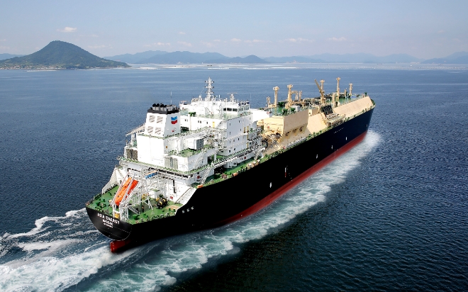 HD현대마린솔루션과 셰브론이 ‘저탄소 선박 개조 계약’을 16만 입방미터급 LNG운반선 아시아 에너지호 / 사진=HD현대 제공