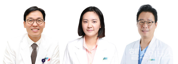 (왼쪽부터)순천향대학교서울병원신장내과권순효,조정연교수,비뇨의학과두승환교수