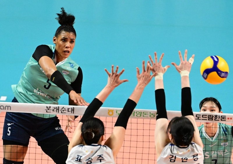 GS칼텍스 경기 모습