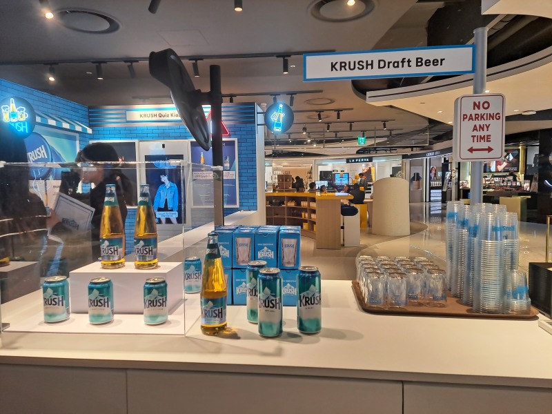 크러시 팝업스토어 전경