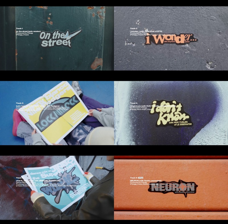 방탄소년단 제이홉, 신보 하이라이트 메들리 공개…‘앨범 전곡의 작사에 참여’