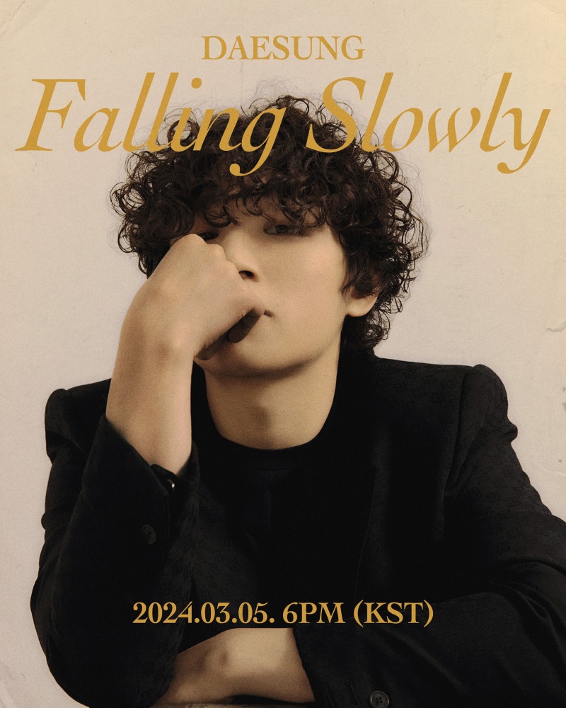 [공식] 대성, 내달 5일 컴백…싱글 ‘Falling Slowly’ 발매 예고