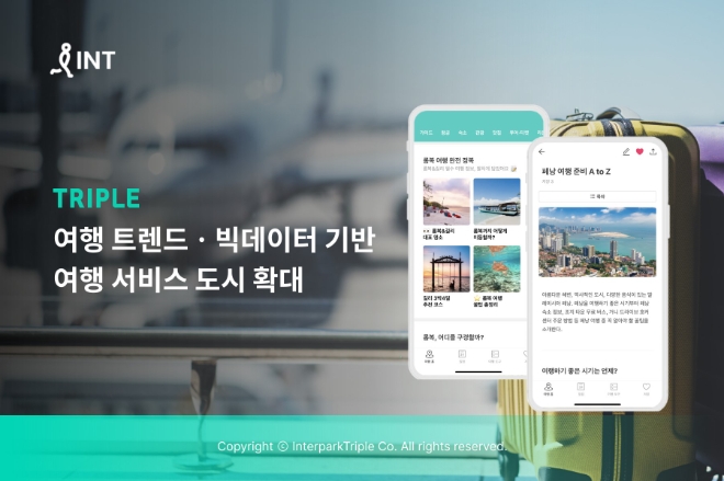 트리플 여행 트렌드ㆍ빅데이터 기반 ‘여행 서비스’ 도시 확대 이미지