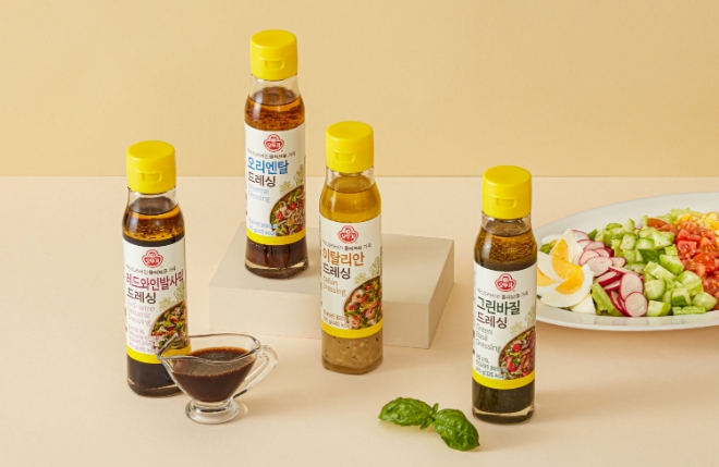 오뚜기 상온액상드레싱 4종 / 사진=오뚜기 제공