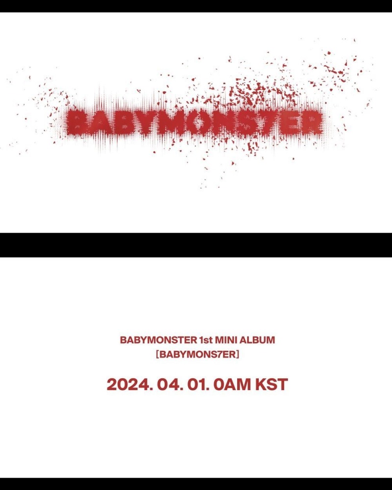 베이비몬스터, 첫 미니앨범 제목은 ‘BABYMONS7ER’…아현 합류 7인조 완전체 시너지 '주목'