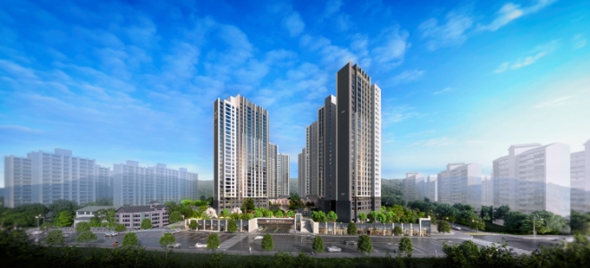 김해 구산 롯데캐슬 시그니처 투시도 / 사진=롯데건설 제공