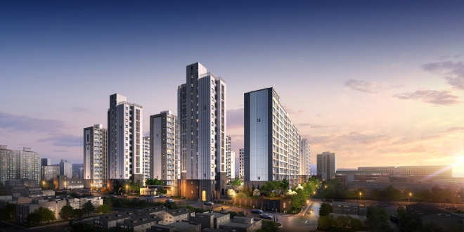 더샵 둔촌포레 투시도 / 사진=포스코이앤씨 제공