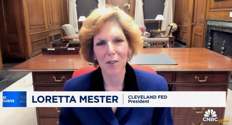 (상보) 연준 메스터 "인플레 계속 진정되면 올해 금리인하 예상"