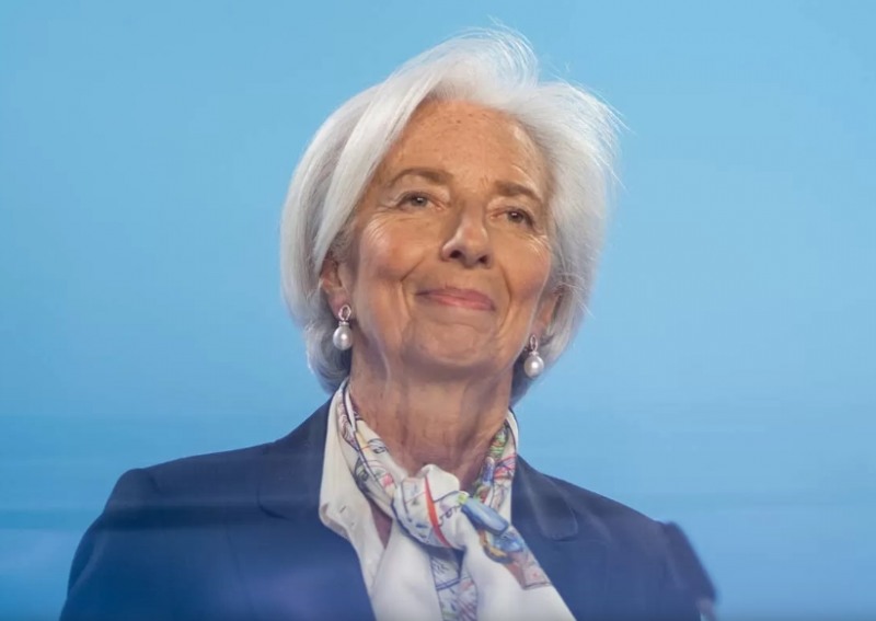 사진: 크리스틴 라가르드 ECB 총재, 출처: ECB
