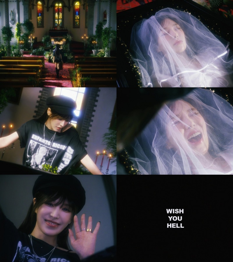 레드벨벳 웬디, 신곡 'Wish You Hell' 뮤직비디오 티저 공개…‘리드미컬한 분위기+콘셉추얼 비주얼’ 눈길